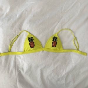 Hollister triangle bikini top